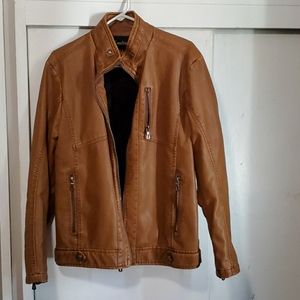 Men's Brown Leather Jacket